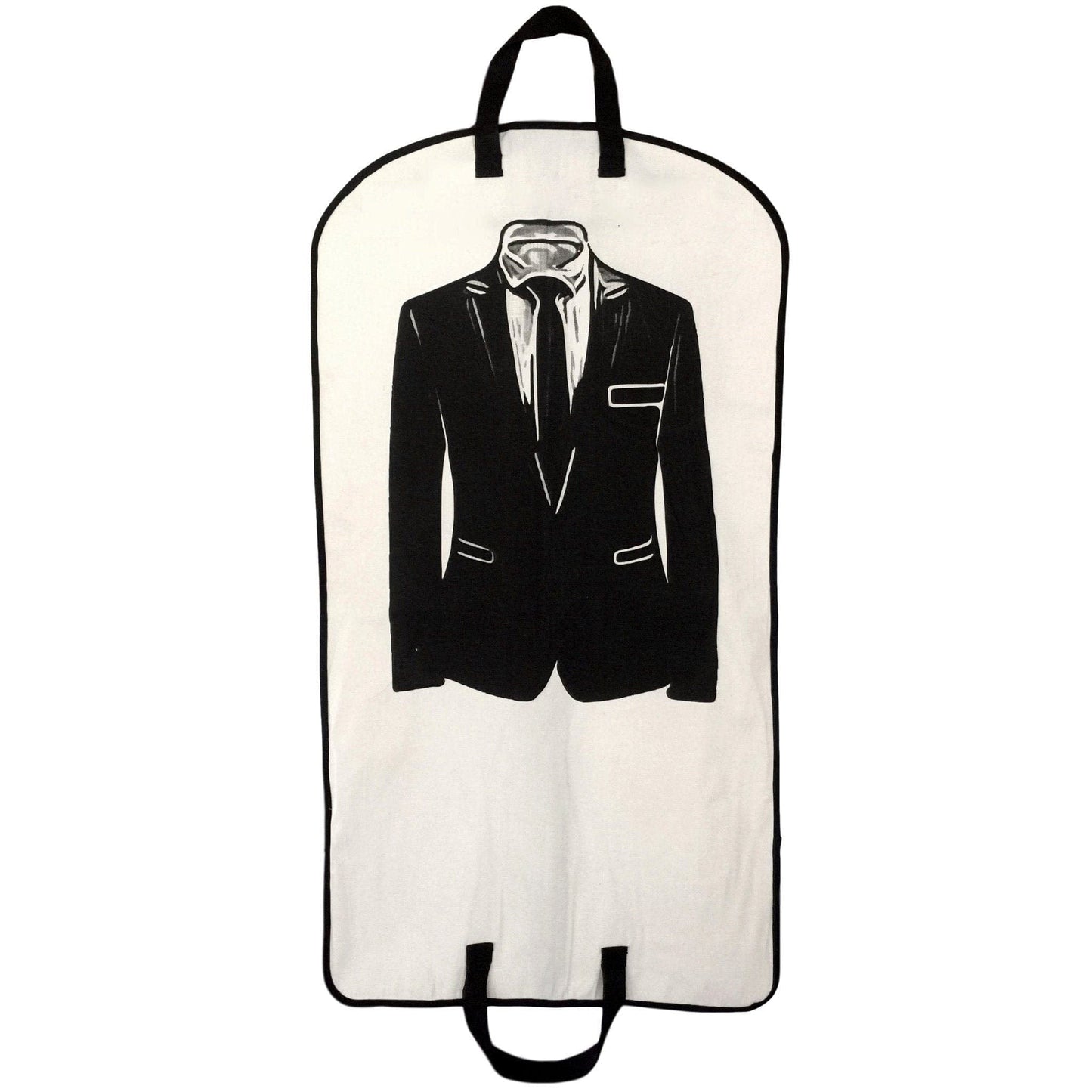 Men's Suit Garment Bag with Pocket, Cream - Concordia Style Boutique