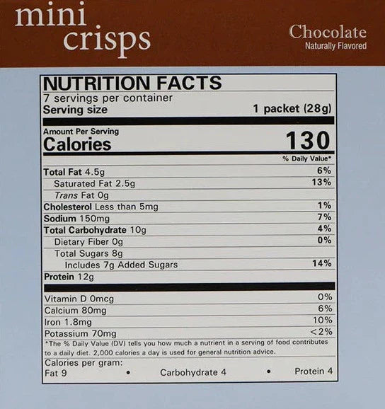 Chocolate Mini Crisps - Concordia Style Boutique