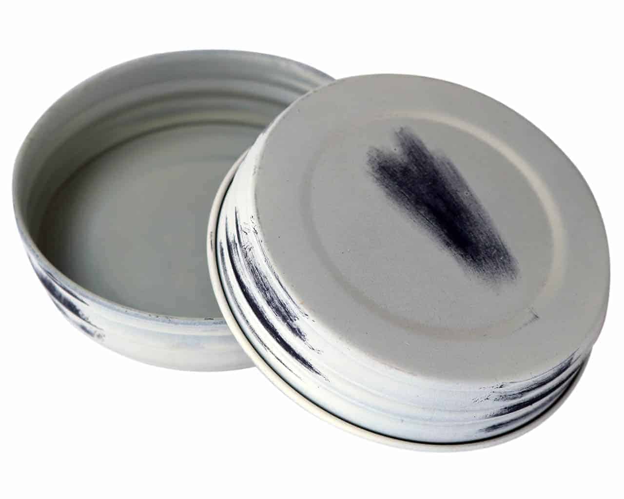 Antique White Shabby Chic Mason Jar Lids 4 Pack - Concordia Style Boutique