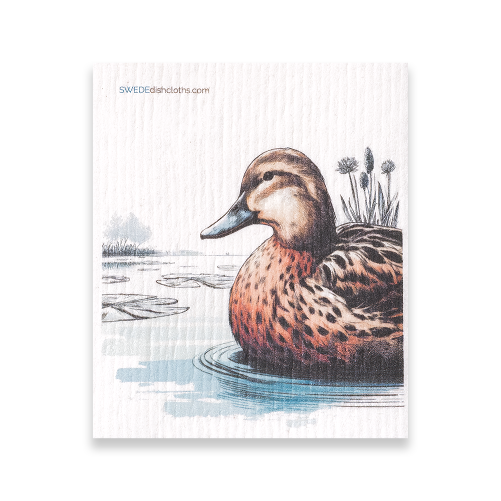 Eco-Friendly Swedish Dishcloths - Mixed Ducks Set of 3 (Paper Towel Replacements, One of Each Design) - Concordia Style Boutique