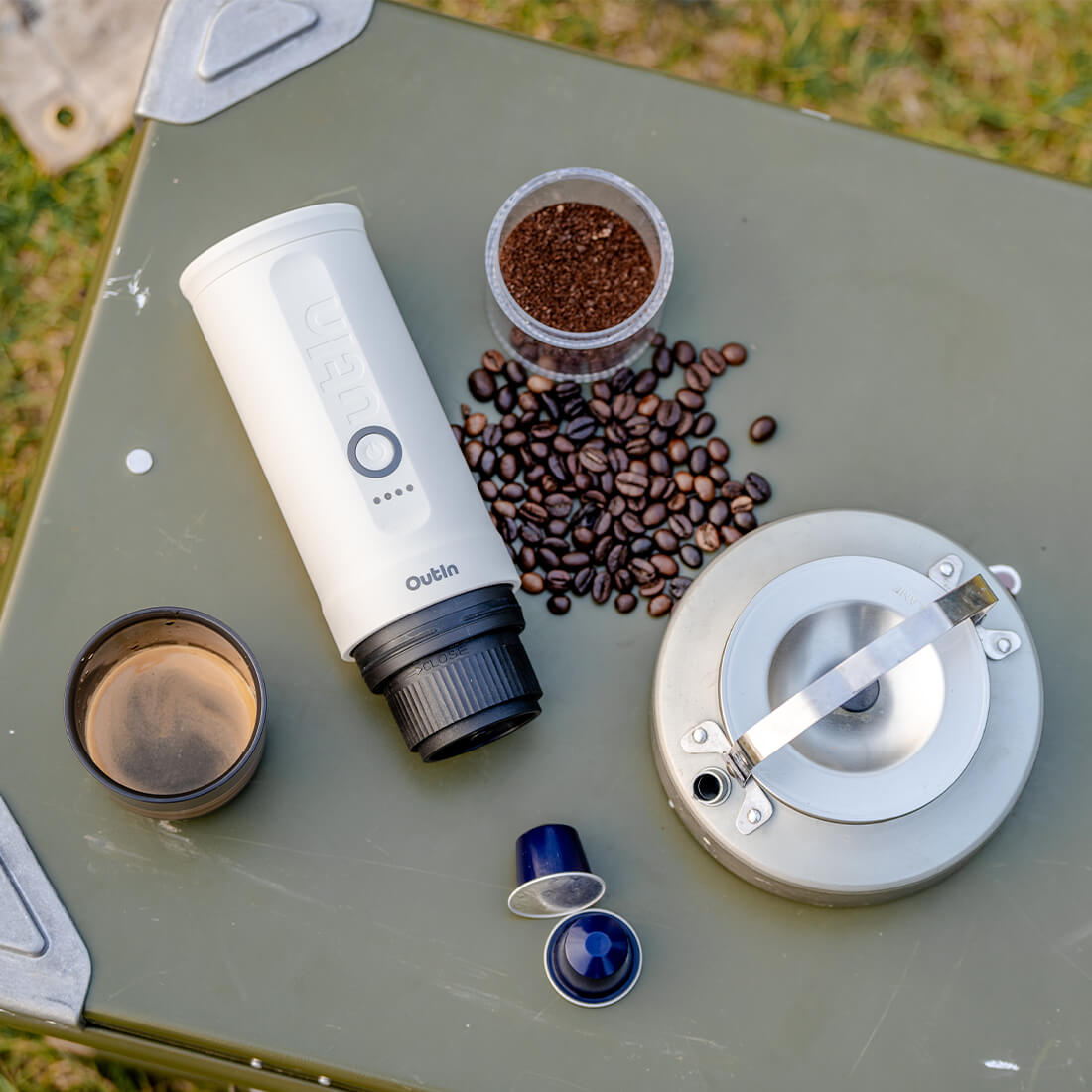 Nano Portable Espresso Machine (Pearl White) - Concordia Style Boutique