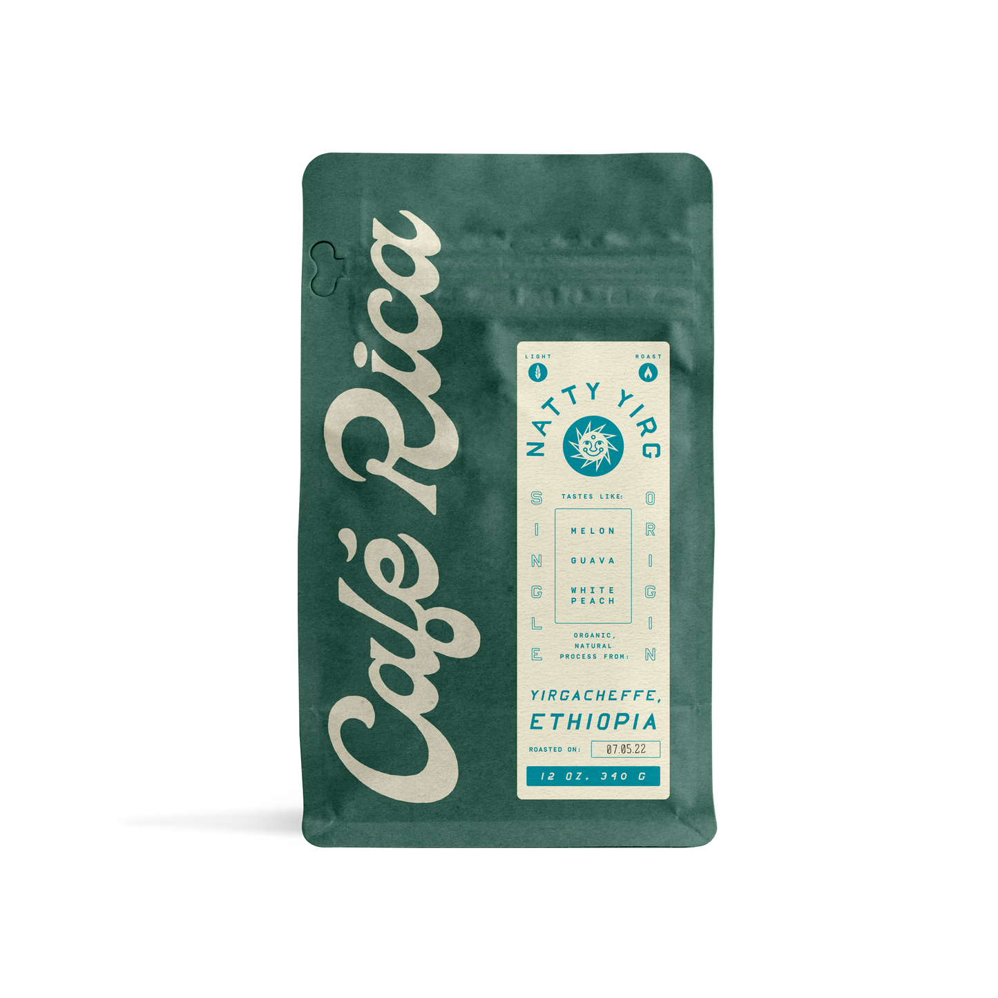 Cafe Rica’s Natty Yirg - Natural Ethiopian - 340g - Concordia Style Boutique