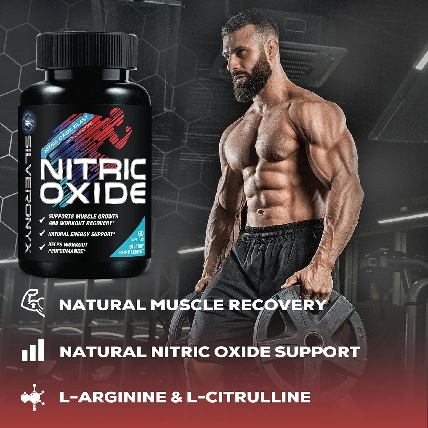 Nitric Oxide Supplement for Men – Energy & Blood Flow Boost