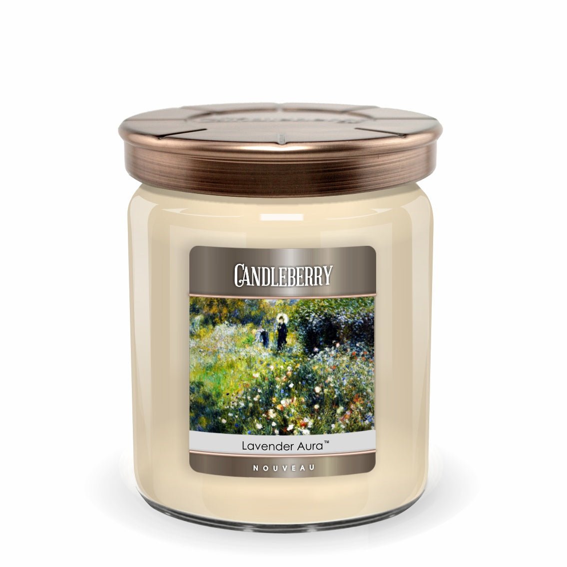 NOUVEAU™ - Lavender Aura™, 3 - Wick, Candy Jar Candle (Collective) - Concordia Style Boutique