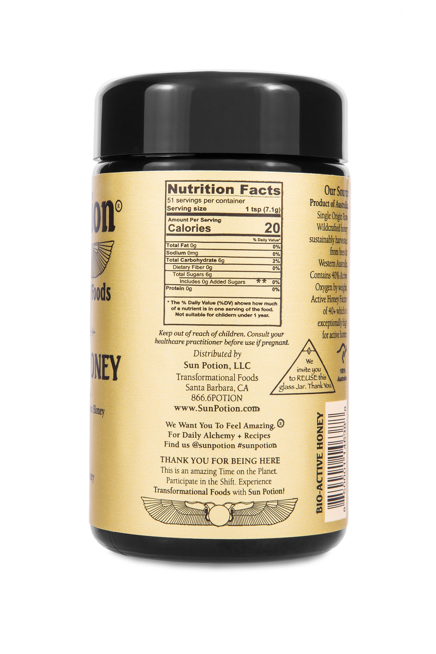 Bio-Active Honey - Concordia Style Boutique