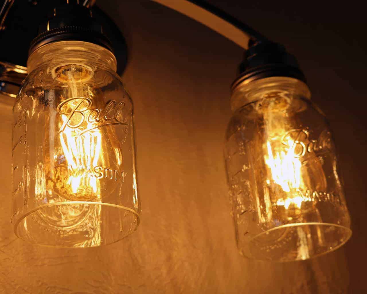 Hand-Cut Open Bottom Mason Jars for DIY Lighting, Pendants & Crafts - Concordia Style Boutique