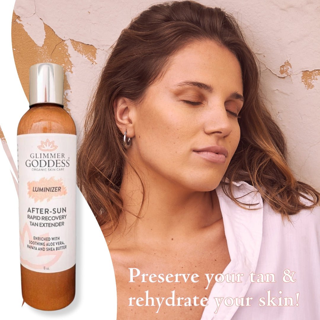 Organic After Sun Lotion & Tan Extender + Luminizing Shimmer - Concordia Style Boutique