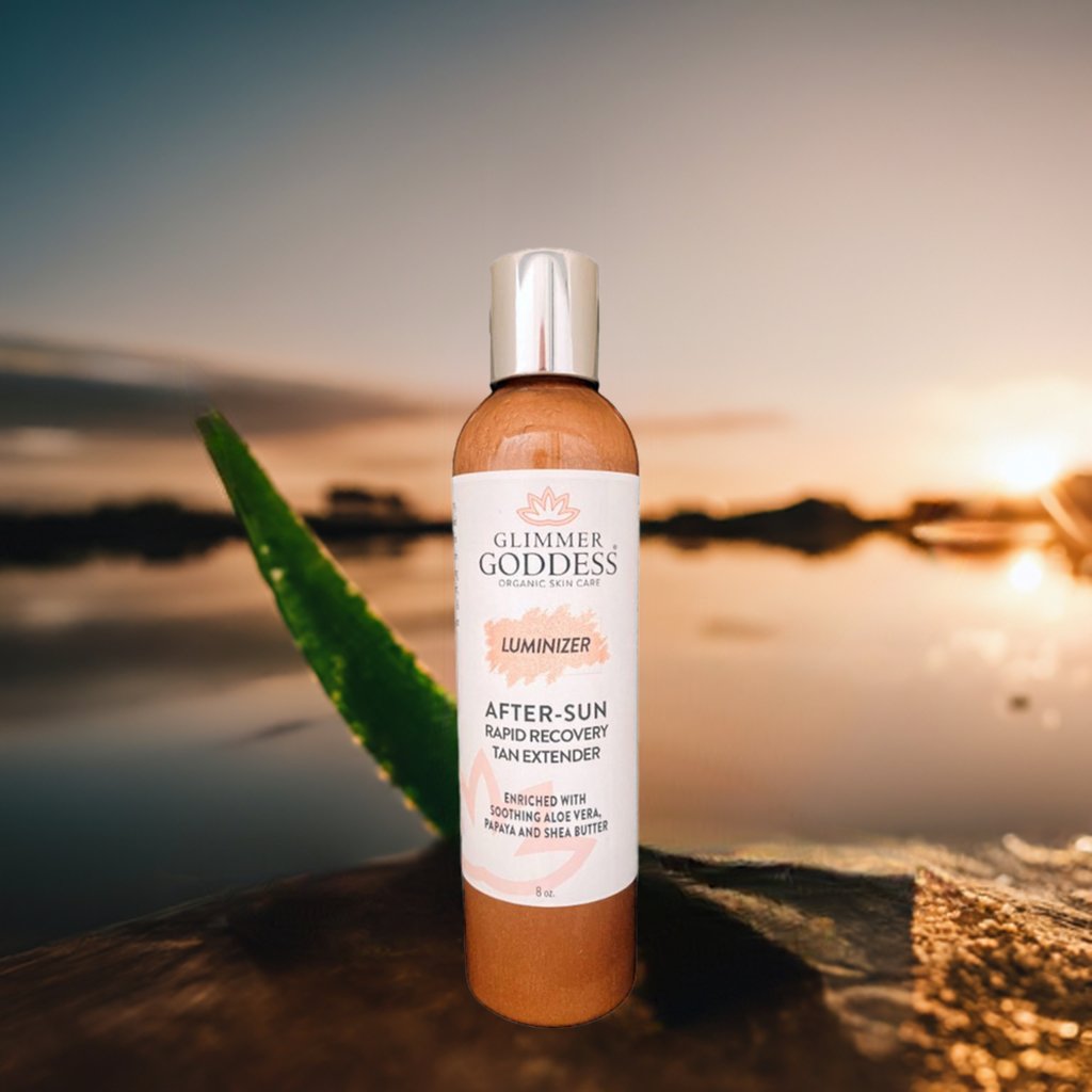 Organic After Sun Lotion & Tan Extender + Luminizing Shimmer - Concordia Style Boutique