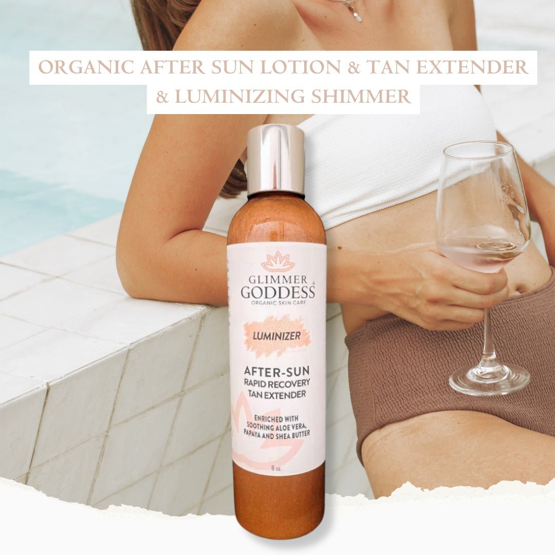 Organic After Sun Lotion & Tan Extender + Luminizing Shimmer - Concordia Style Boutique