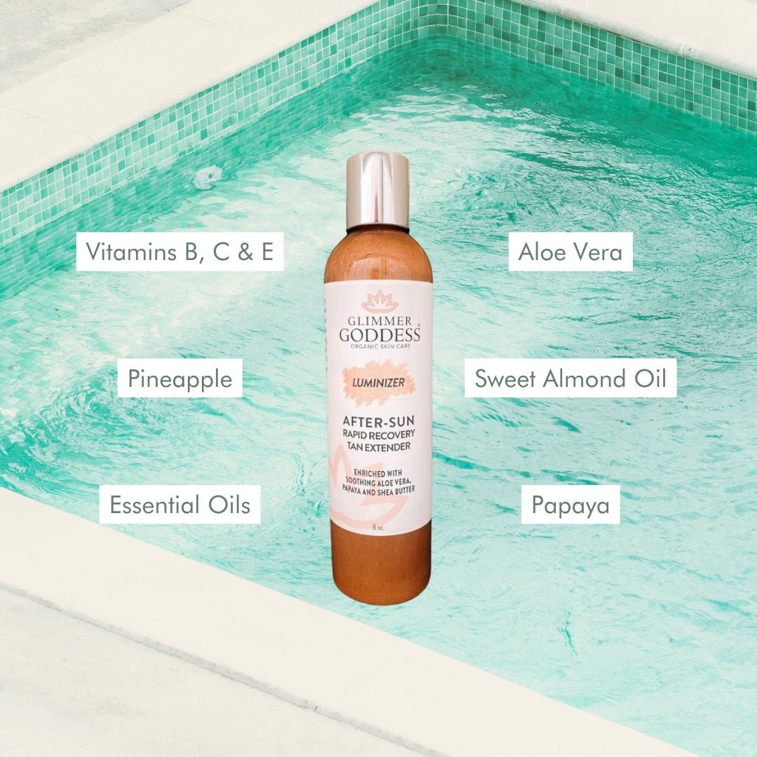 Organic After Sun Lotion & Tan Extender + Luminizing Shimmer - Concordia Style Boutique