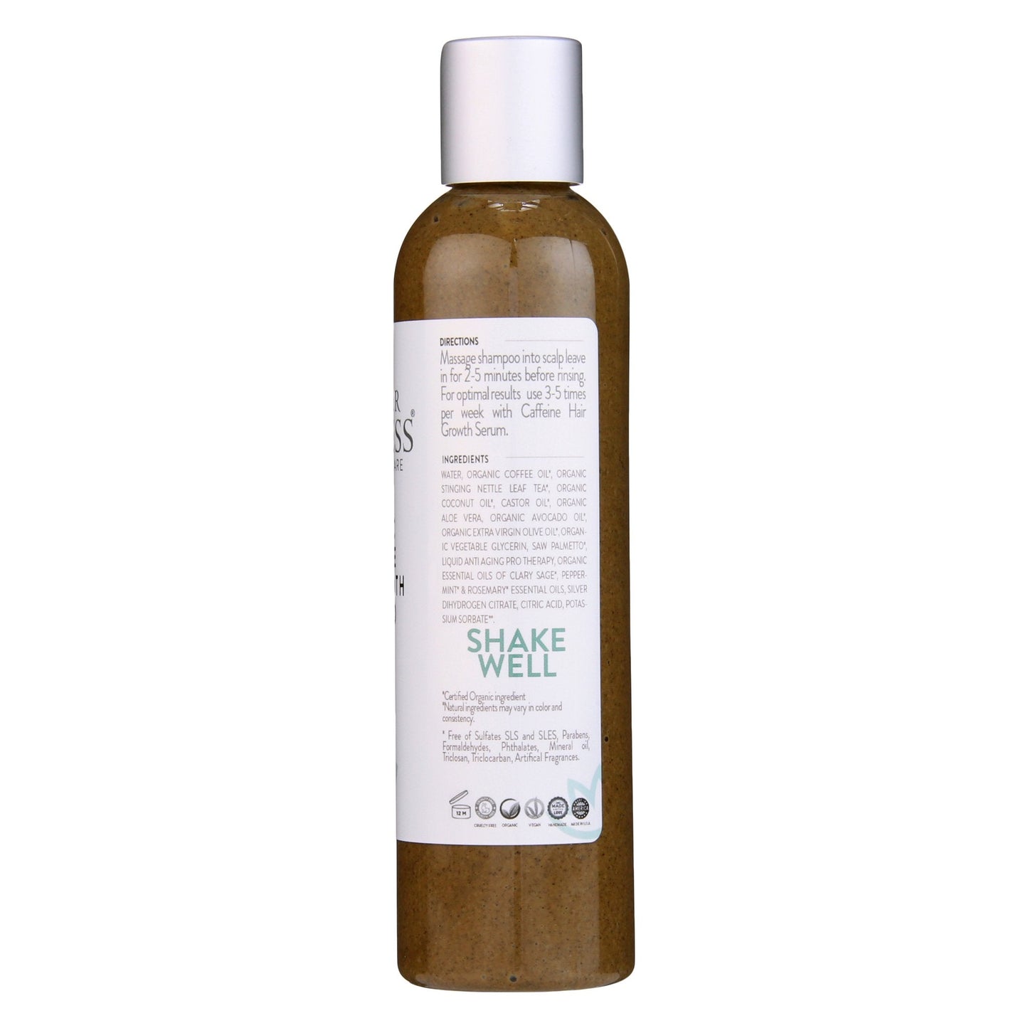 Organic Caffeine Shampoo for Hair Growth - Concordia Style Boutique