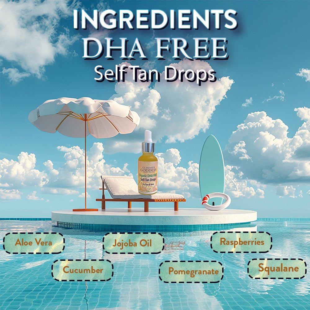 Organic DHA FREE Tanning Drops for Face & Body 1 oz. - Concordia Style Boutique