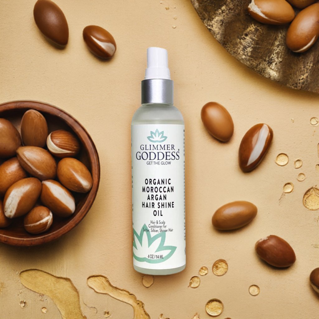 Organic Moroccan Argan Oil Hair Shine Spray - Concordia Style Boutique