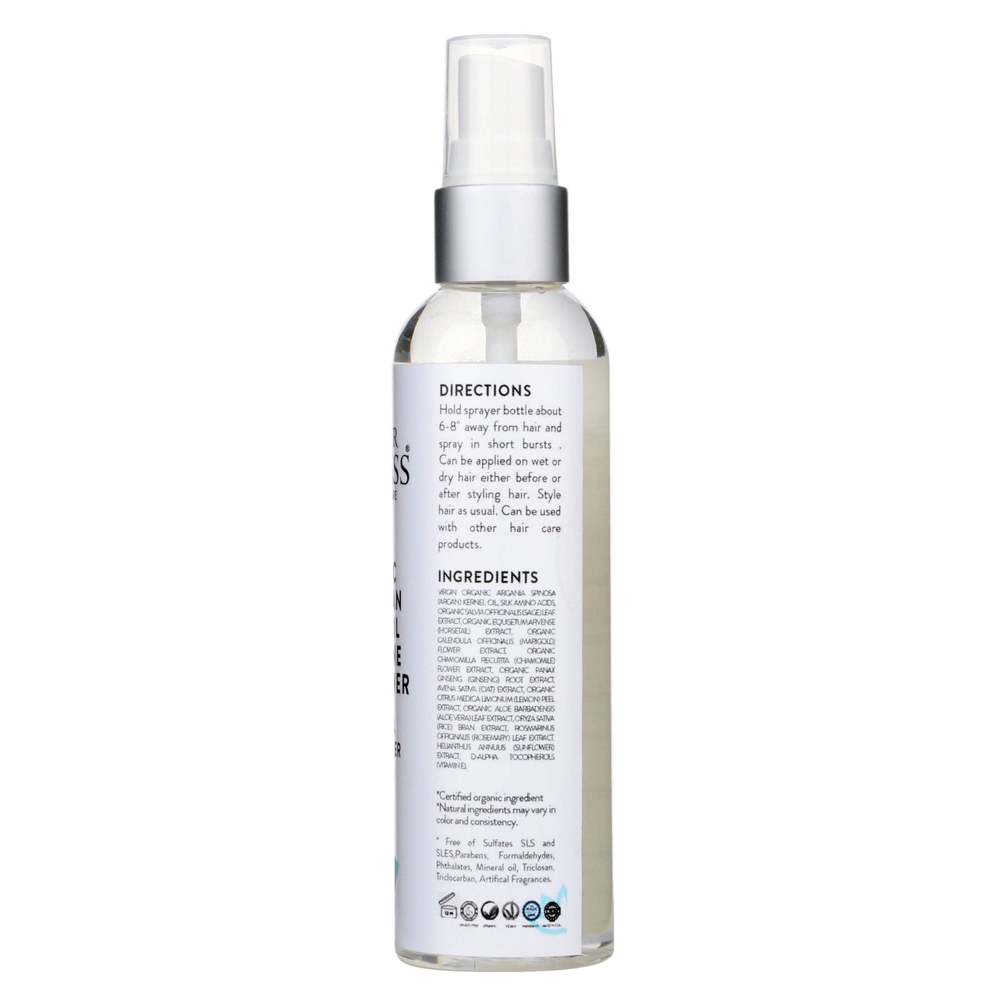 Organic Moroccan Argan Oil Hair Shine Spray - Concordia Style Boutique