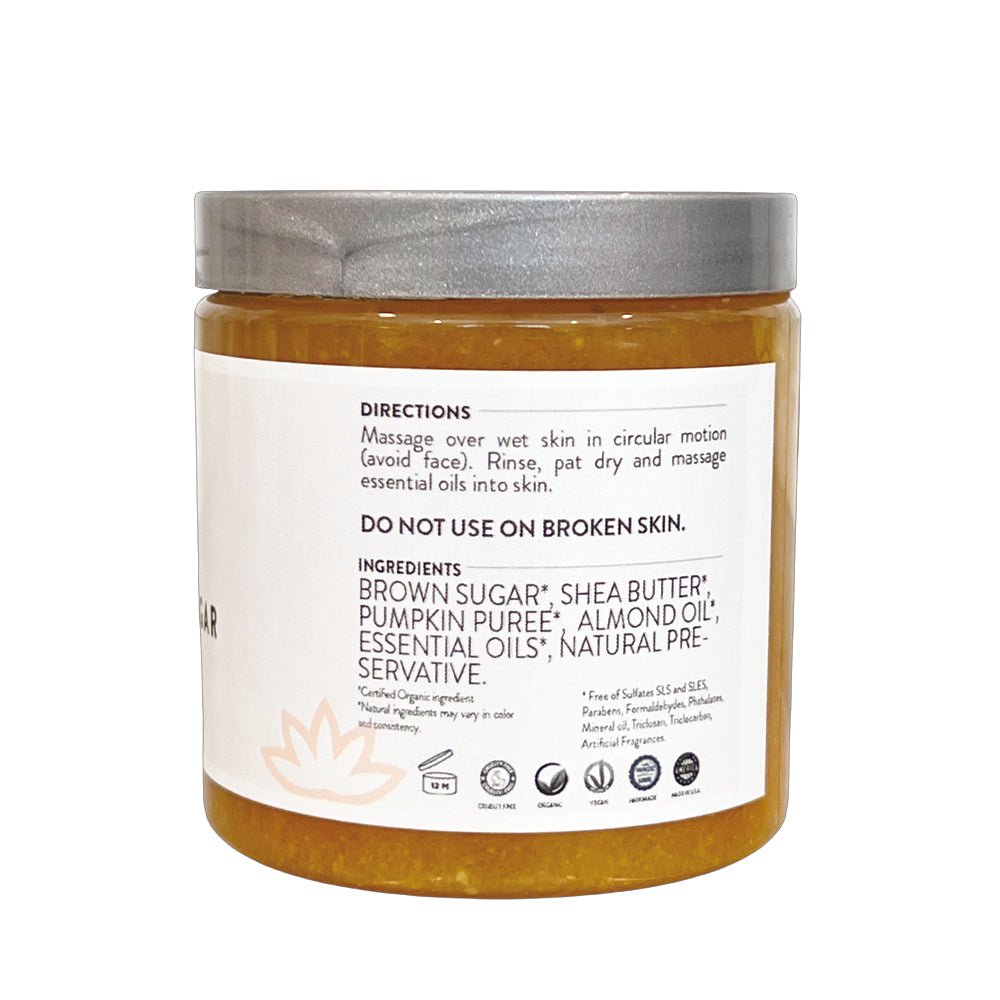 Organic Pumpkin Shea Sugar Body Scrub - Concordia Style Boutique