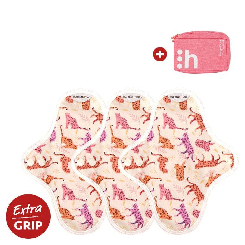 Organic Reusable Pads - 3 Pantyliners - Concordia Style Boutique