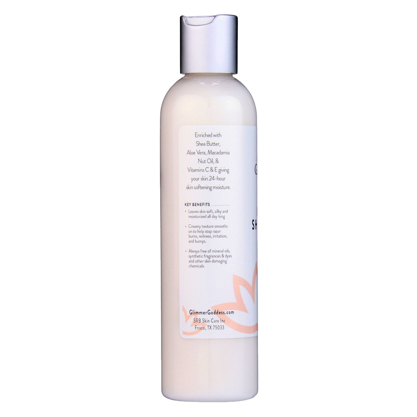 Glimmer Goddess’ Best Organic Shave Cream with Aloe, Coconut Oil, & Shea Butter - Concordia Style Boutique