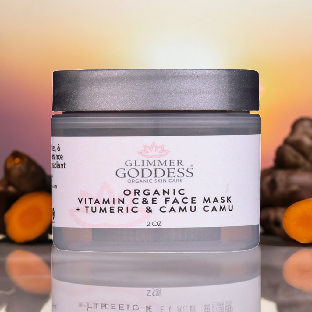Organic Glow Up Tumeric Vitamin C & E Brightening Face Mask - 2 oz. - Concordia Style Boutique