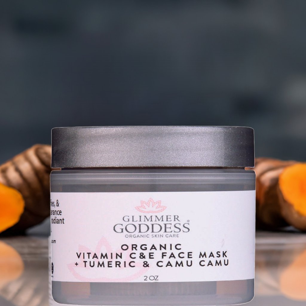 Organic Glow Up Tumeric Vitamin C & E Brightening Face Mask - 2 oz. - Concordia Style Boutique