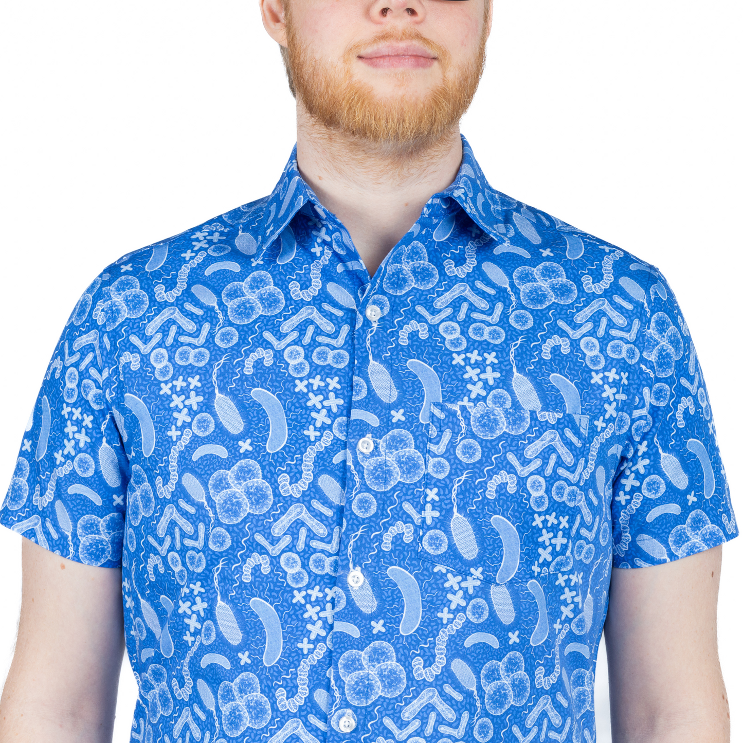 Paisley Bacteria Short Sleeves Button-Up Shirt