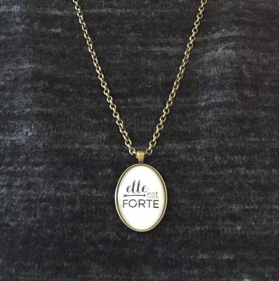 elle est forte Pendant - Concordia Style Boutique