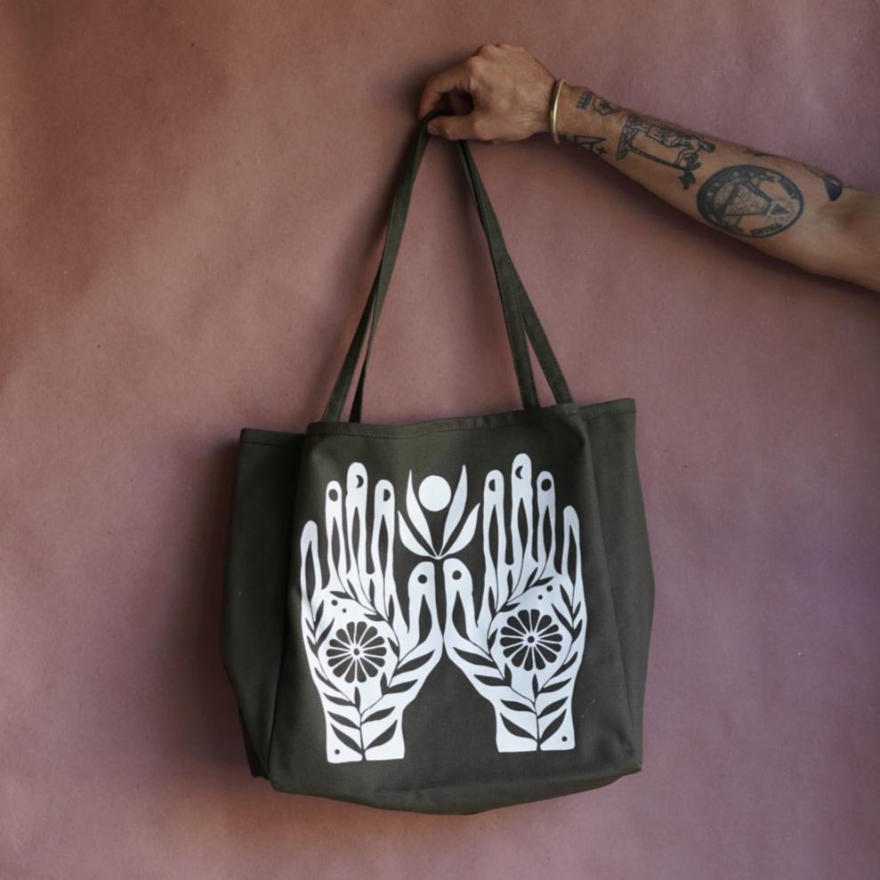 'Growth In Your Hands' Tote - Concordia Style Boutique