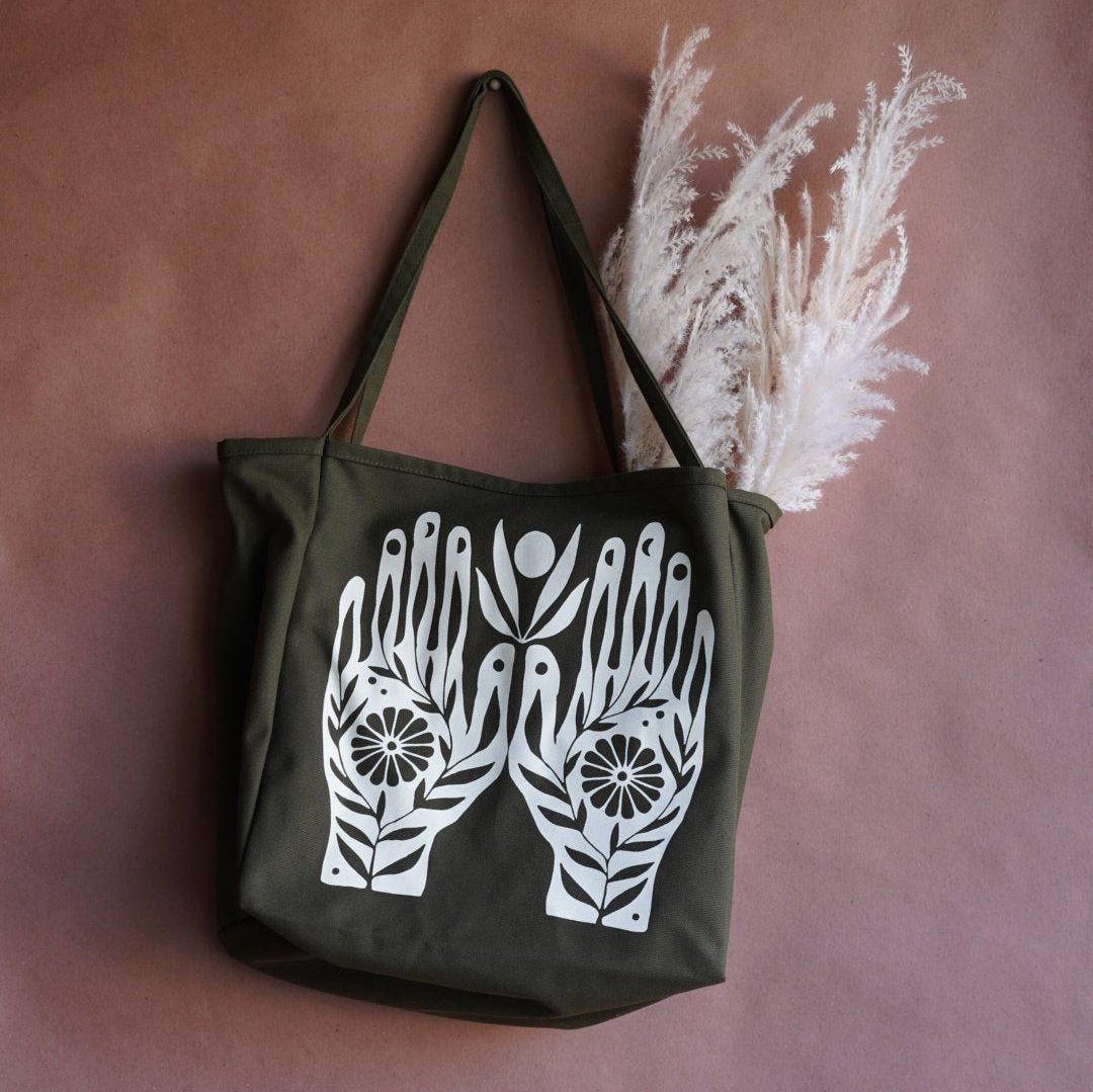 'Growth In Your Hands' Tote - Concordia Style Boutique