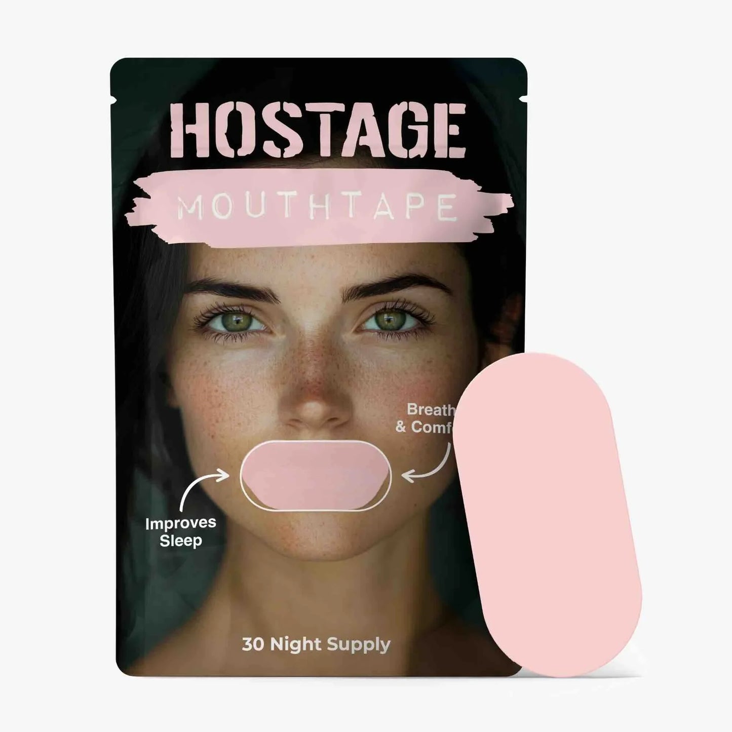 Hostage Mouth Tape - Reduces Snoring and; Enhances Sleep Quality