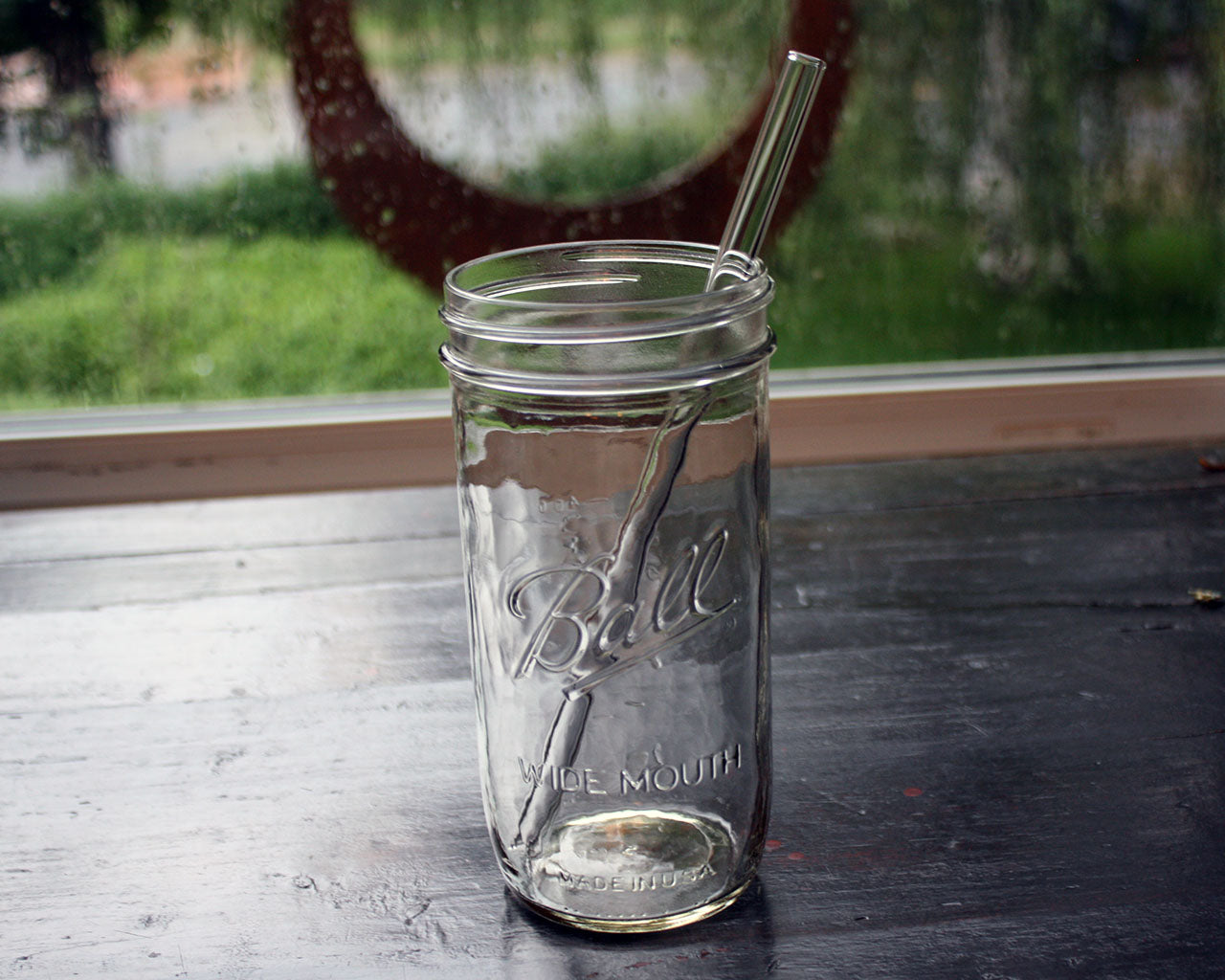 8 Pack Combo Glass Straws for Mason Jars + Cleaner - Concordia Style Boutique