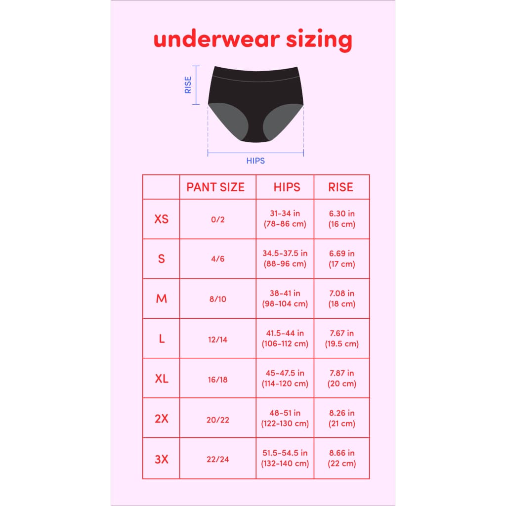 Absorbent Period Underwear - Concordia Style Boutique