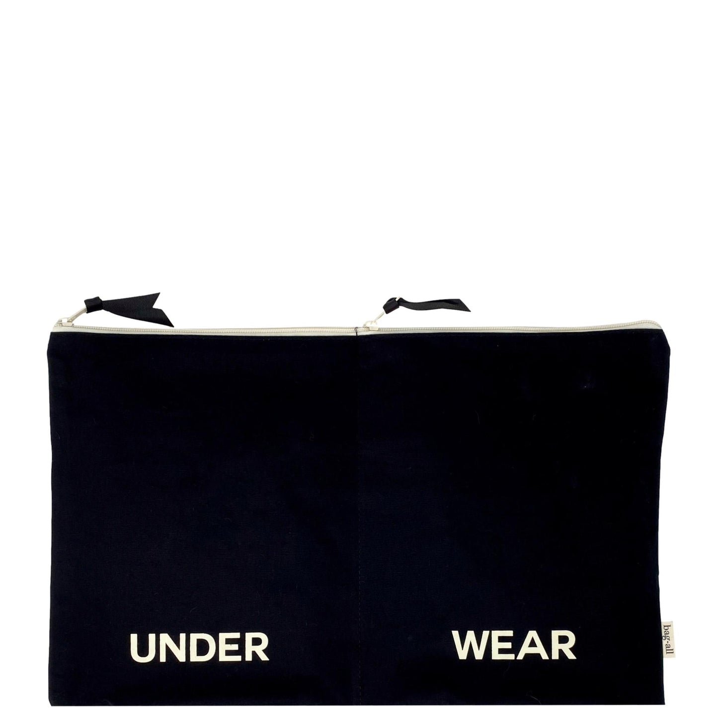 Double Lingerie Packing Pouch, Black - Concordia Style Boutique