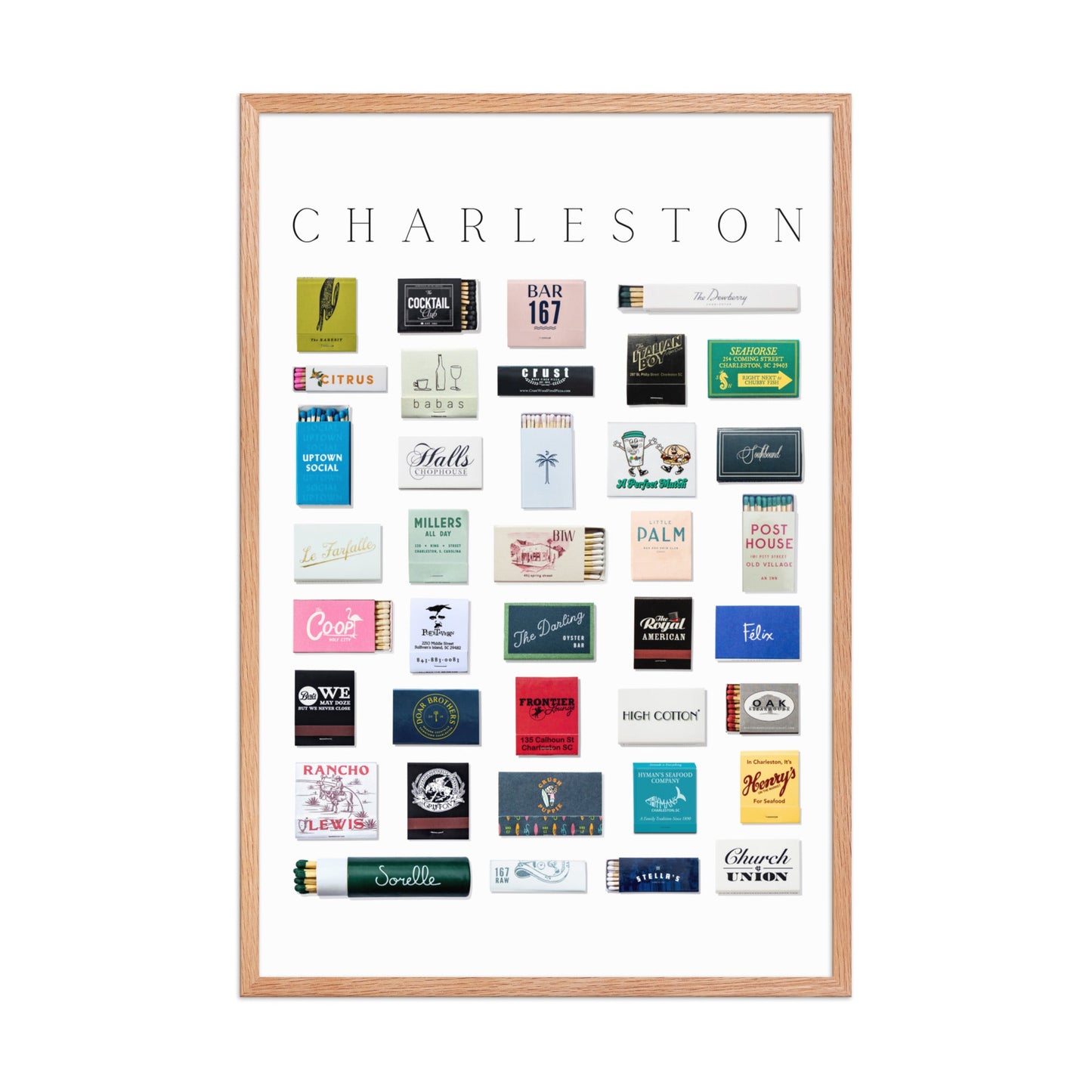 Charleston Matchbox Print