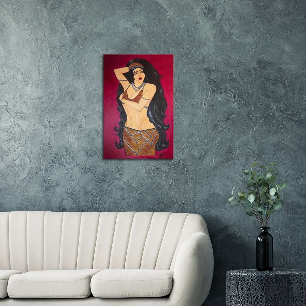 Belly Dancer Canvas Prints