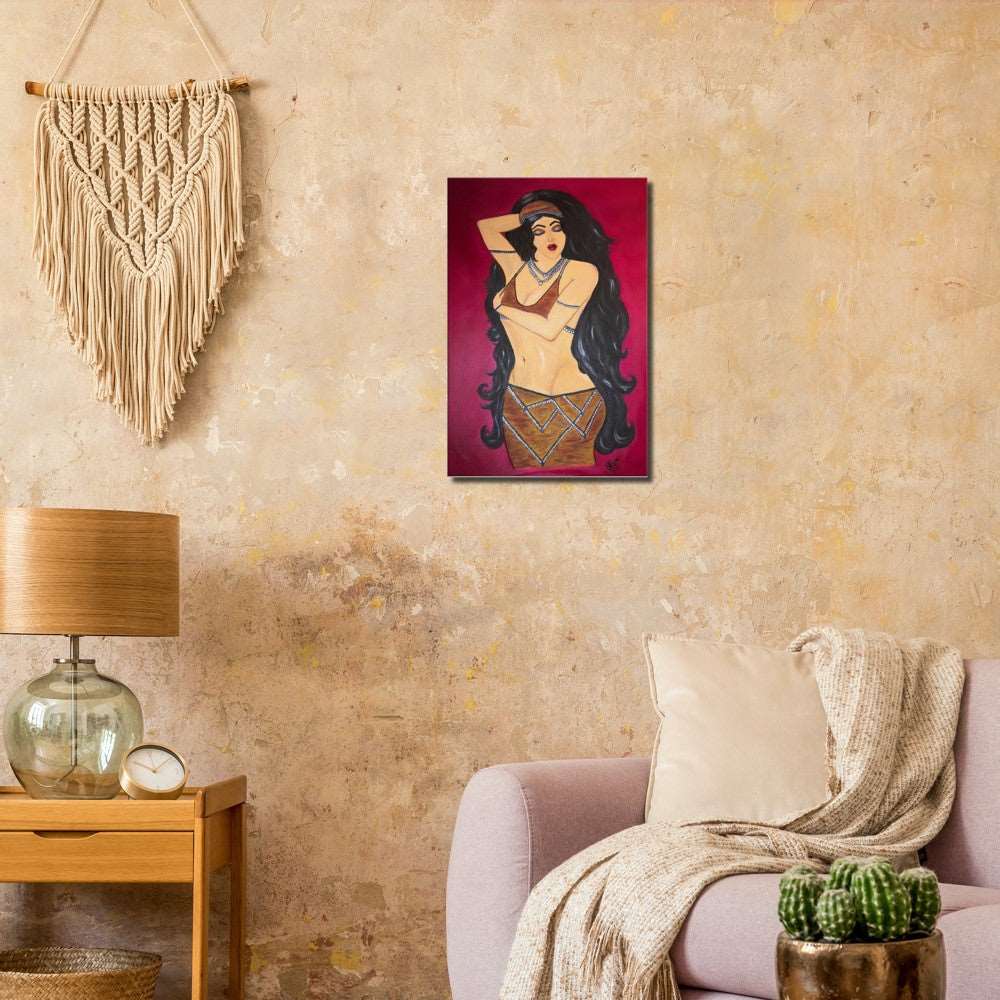 Belly Dancer Canvas Prints
