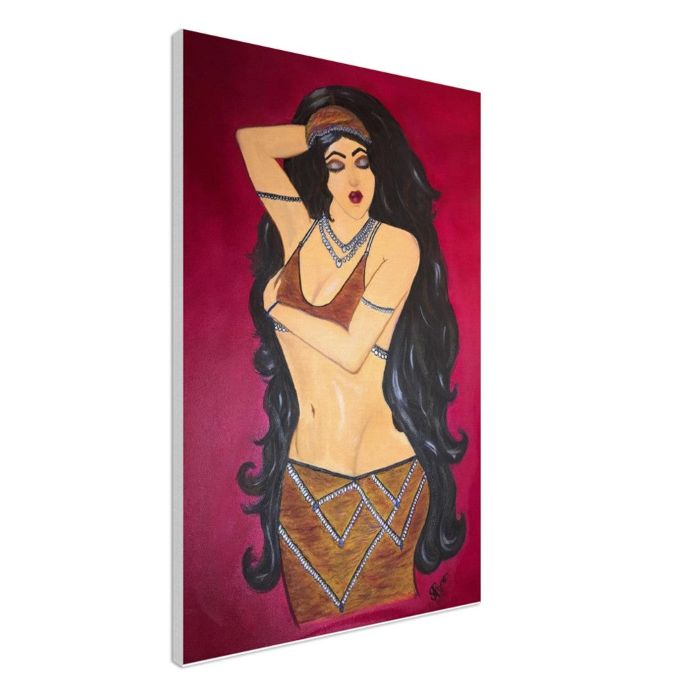 Belly Dancer Canvas Prints