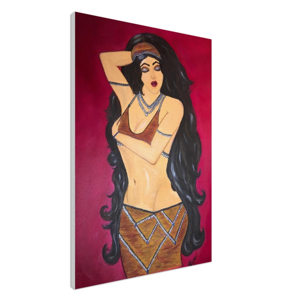 Belly Dancer Canvas Prints