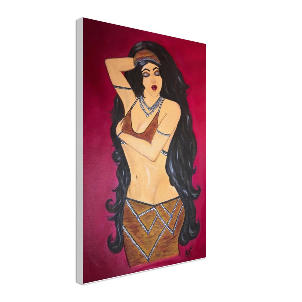 Belly Dancer Canvas Prints