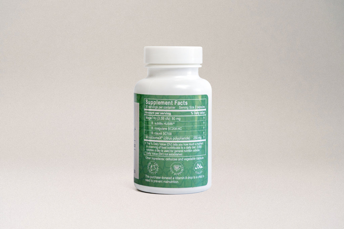 Synbiotic Plus - Halal Probiotics + Prebiotics 3.5 Billion CFU Veggie Capsules - 60 Count | Salaam Nutritionals - Concordia Style Boutique