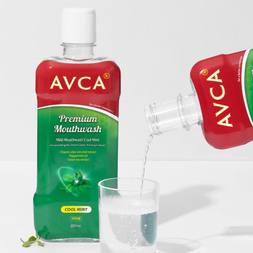 AVCA - Mild Mouthwash - Cool Mint 800 ml - Ships from Korea - Concordia Style Boutique