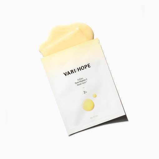 VARIHOPE 8 Days Pure Vitamin C Mask Pack 22g (5 each) - Concordia Style Boutique