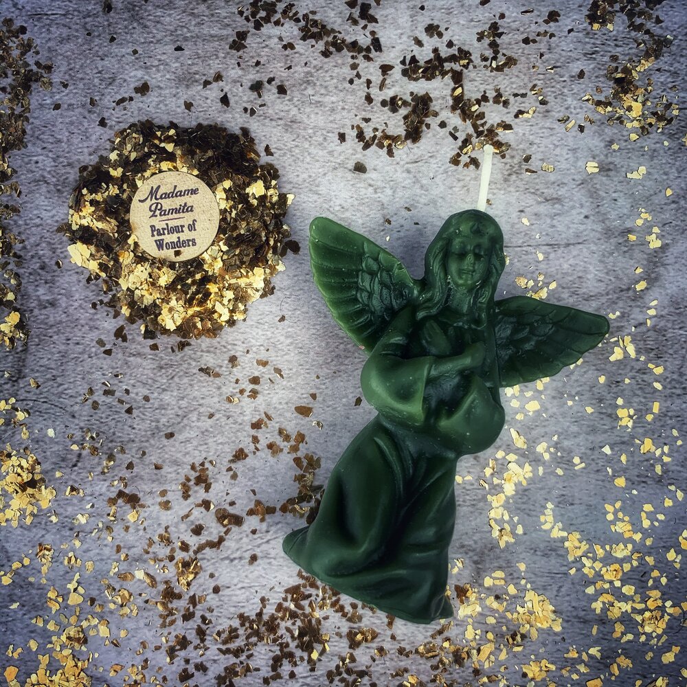Beeswax Angel Spell Candle