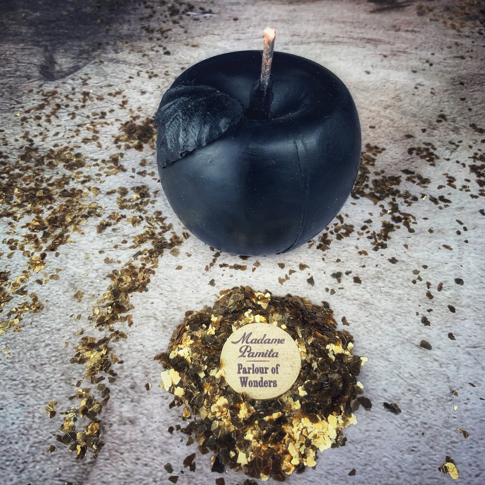 Beeswax Apple of Avalon Spell Candle