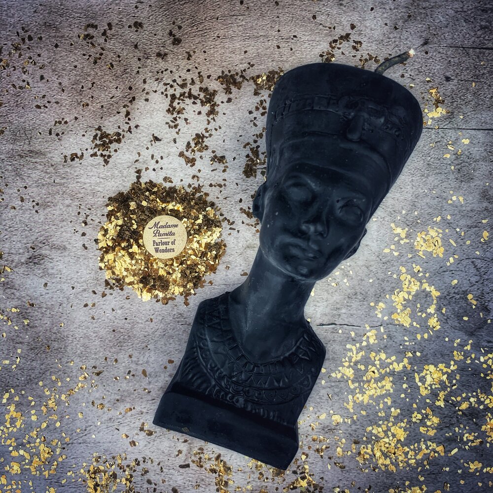 Beeswax Egyptian Queen Spell Candle