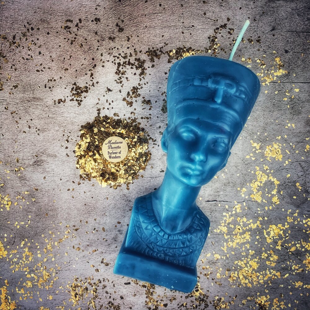 Beeswax Egyptian Queen Spell Candle