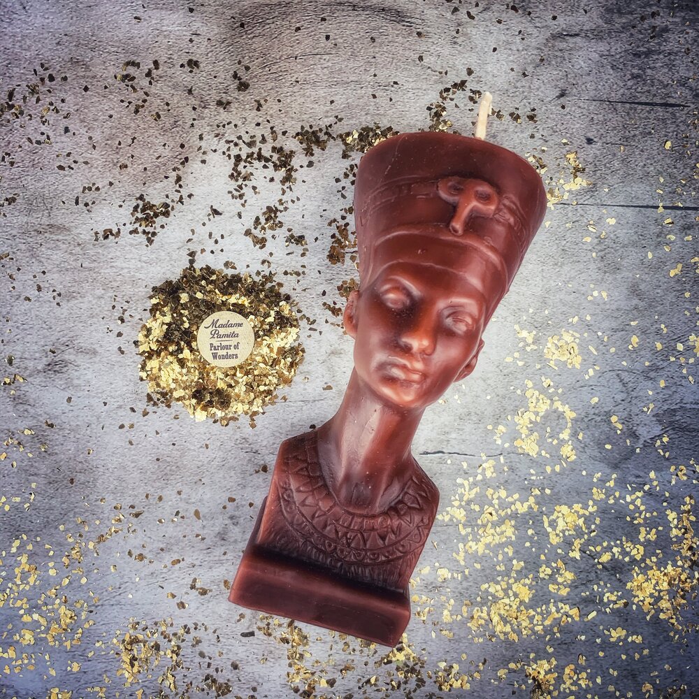 Beeswax Egyptian Queen Spell Candle