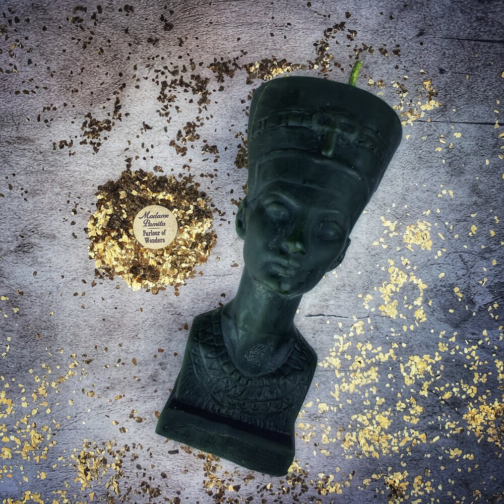 Beeswax Egyptian Queen Spell Candle
