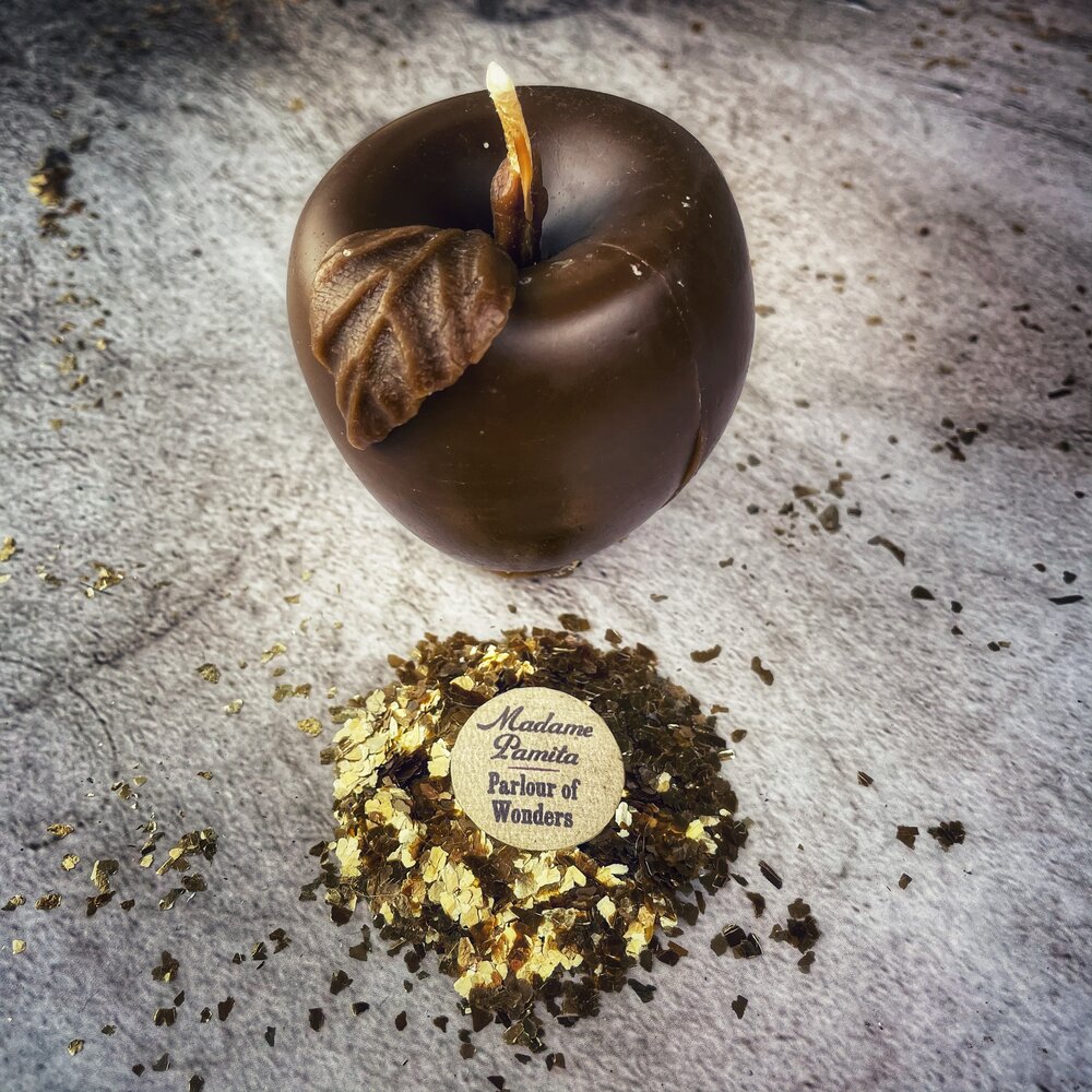 Beeswax Apple of Avalon Spell Candle