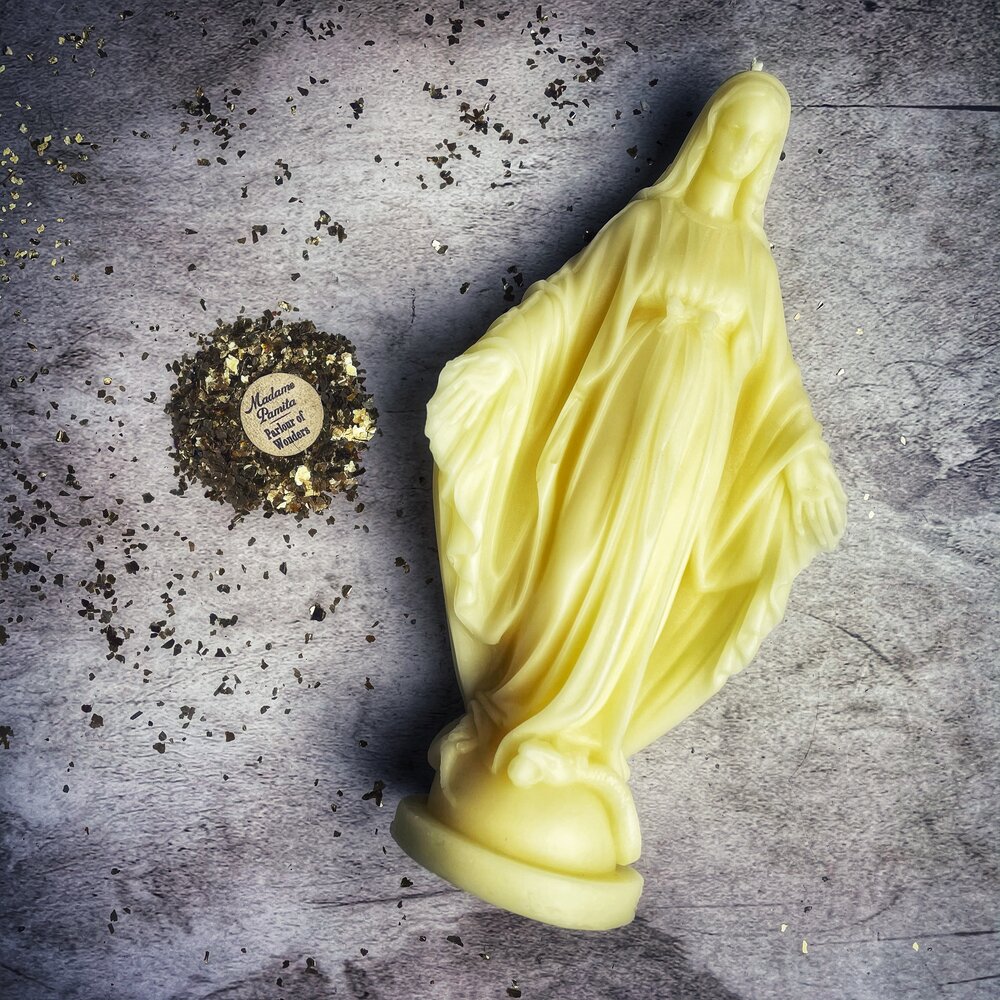 Beeswax Queen of Heaven Spell Candle