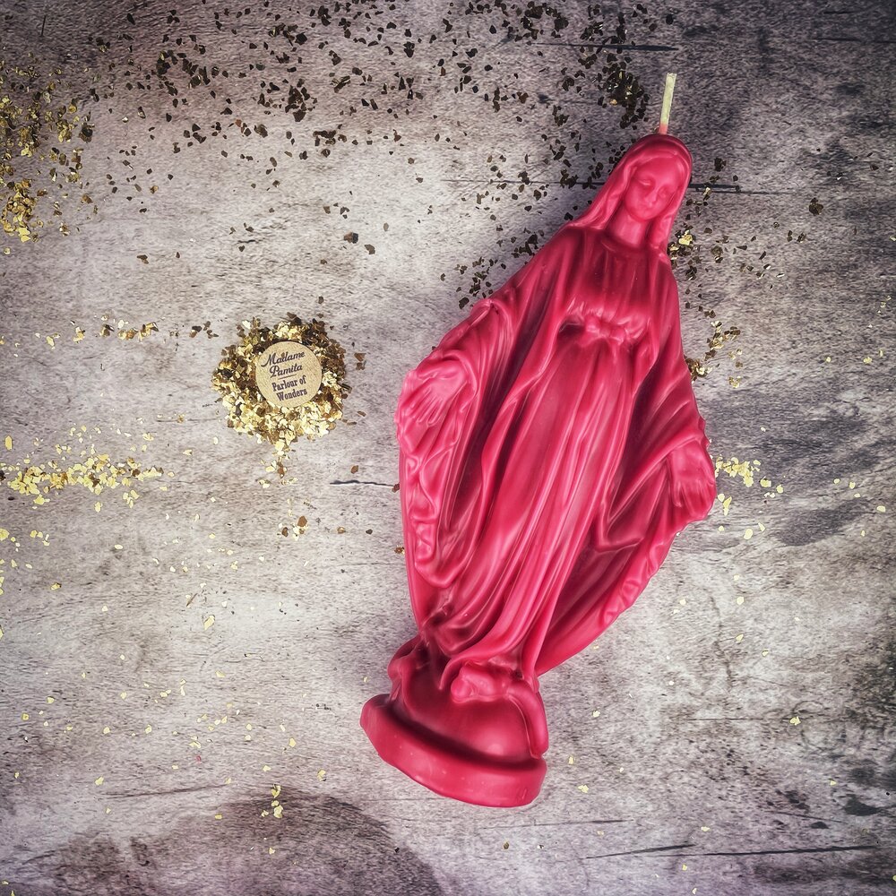 Beeswax Queen of Heaven Spell Candle