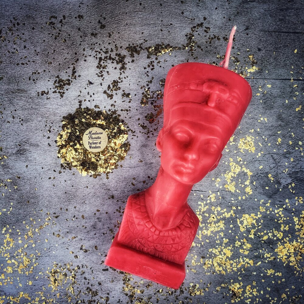 Beeswax Egyptian Queen Spell Candle